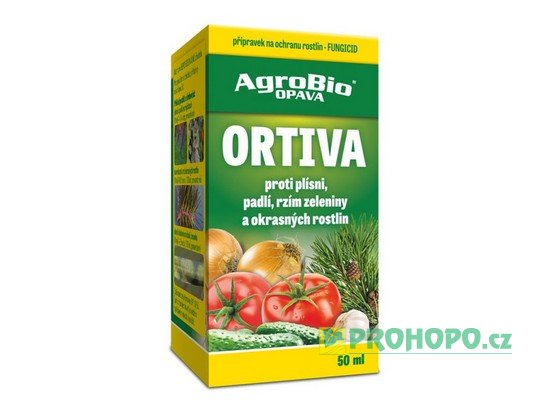 Ortiva 50ml - proti houbovým chorobám zeleniny, sypavce borové, rzím a skvrnitostem