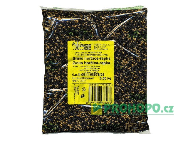 OSEVA UNI Směs hořčice a řepky  500g - uznané certifikované osivo pro zelené hnojení