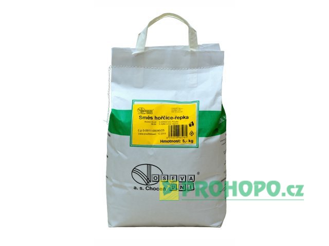 OSEVA UNI Směs hořčice a řepky 5kg - uznané certifikované osivo pro zelené hnojení