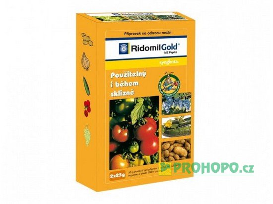 Ridomil Gold MZ pepite 2x25g - proti plísni bramborové, cibulové, okurkové a révové