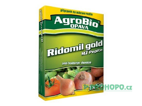 Ridomil Gold MZ pepite 3x5g - proti plísni bramborové, cibulové, okurkové a révové