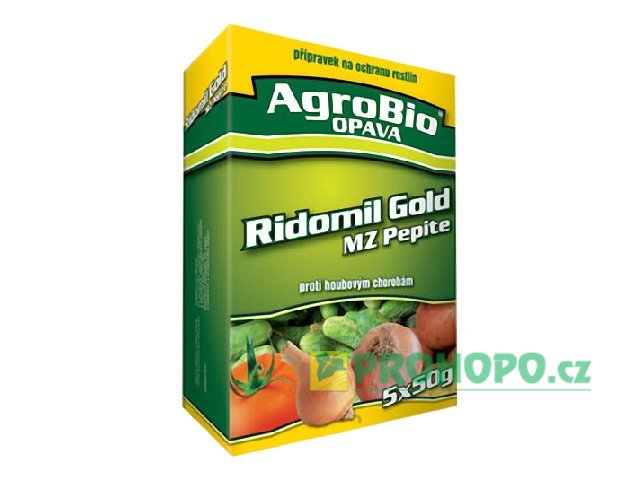 Ridomil Gold MZ pepite 5x50g - proti plísni bramborové, cibulové, okurkové a révové