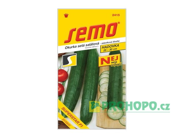 SEMO Okurka salátová Superstar F1 hadovka skleníková partenokarpická