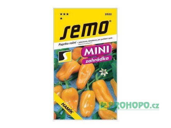 SEMO Paprika zeleninová Hamík sladká k rychlení i na pole - mini zahrádka