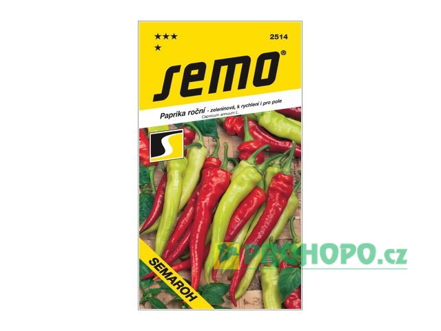 SEMO Paprika zeleninová Semaroh sladká k rychlení i na pole