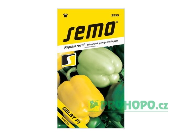 SEMO Paprika zeleninová Smile F1 sladká k rychlení i na pole