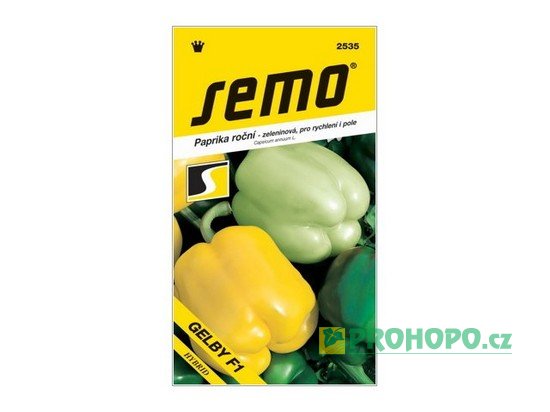 SEMO Paprika zeleninová Smile F1 sladká k rychlení i na pole