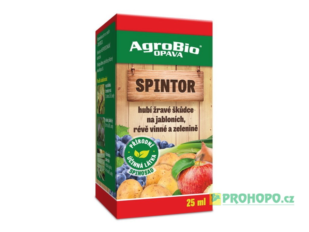 SpinTor 25ml - proti škodlivému hmyzu na jabloních, zelenině a révě vinné
