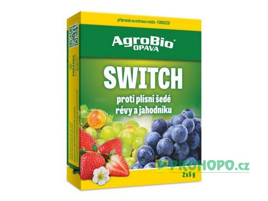 Switch 2x5g - k ochraně révy a jahodníku proti plísni šedé