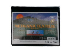 Textilie netkaná černá 1,6x5m (45g/m2)