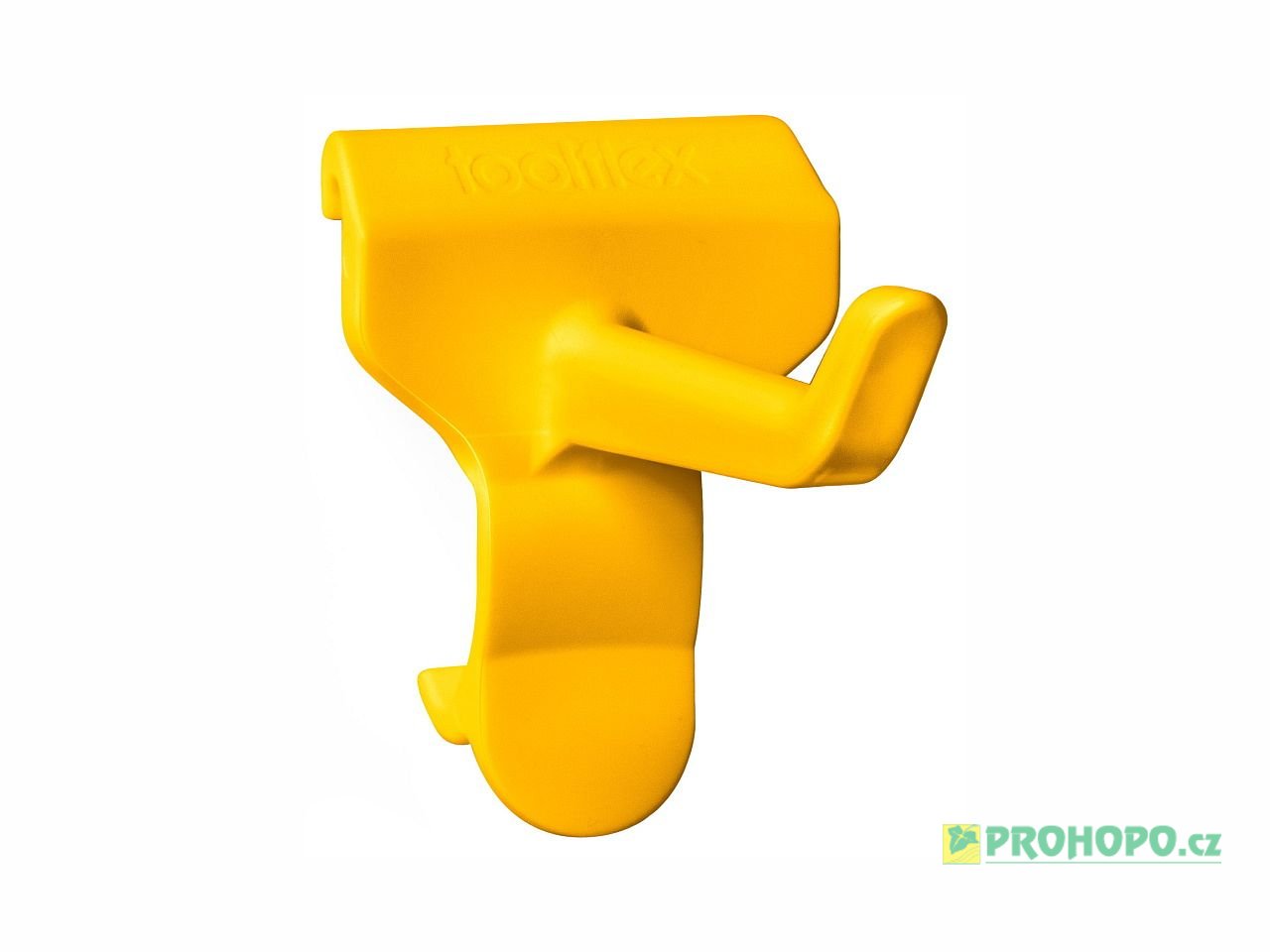 Toolflex One Háček P01H-7 žlutý do lišty - pro přehledné a bezpečné pověšení nářadí