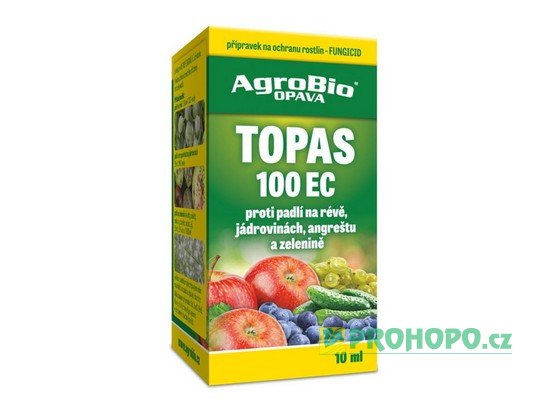 Topas 100 EC 10ml - proti padlí na révě, jádrovinách, angreštu a zelenině