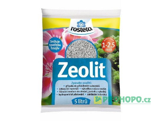 Zeolit  5l (1-2,5mm) - přírodní "dezinfekce" a účinná regulace hospodaření se živinami v půdě