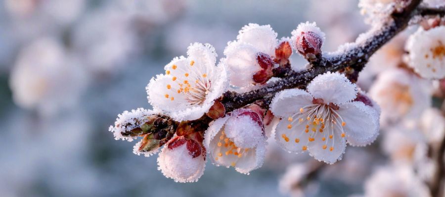 Ochraňte rozkvetlé meruňky před mrazem