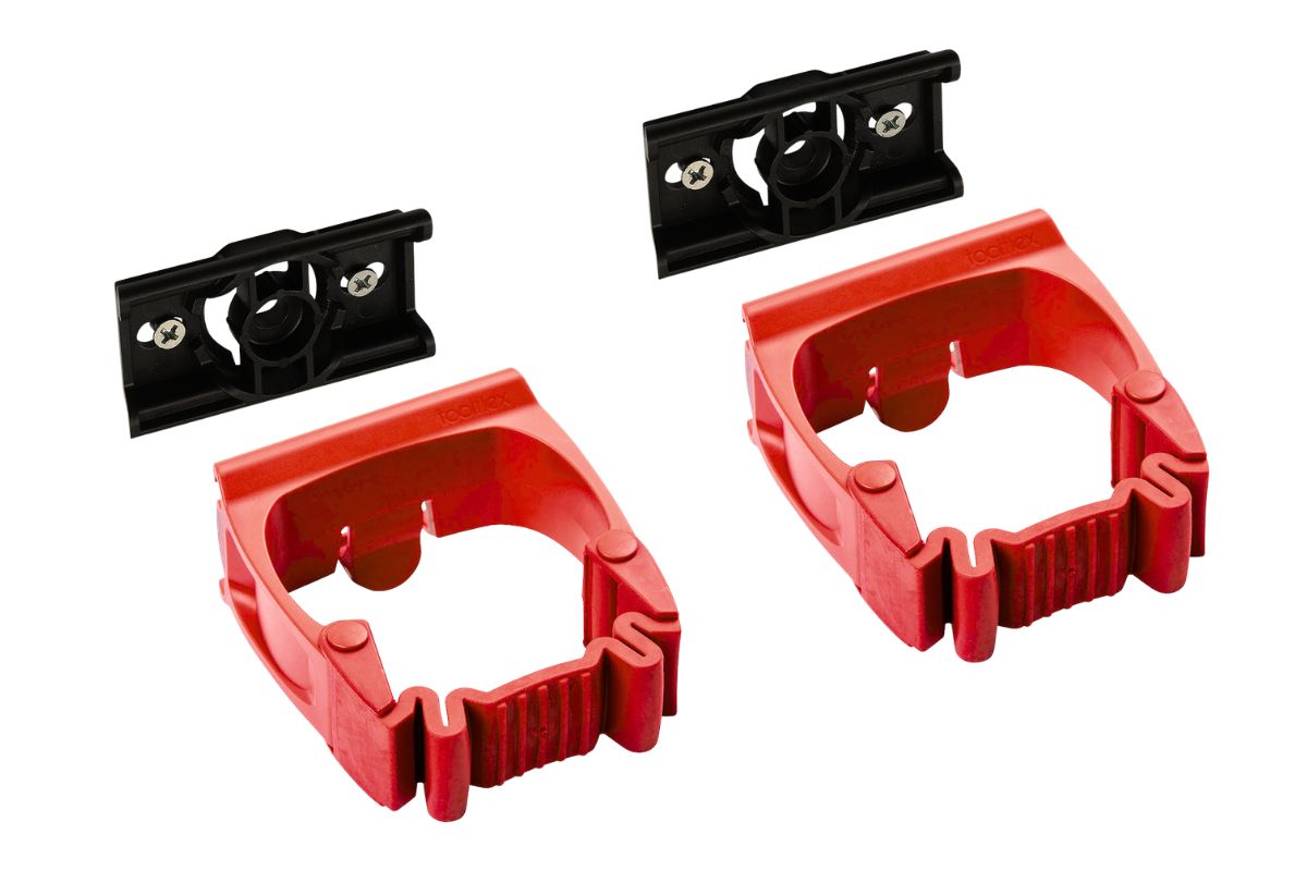 Kvalitní červené držáky Toolflex One