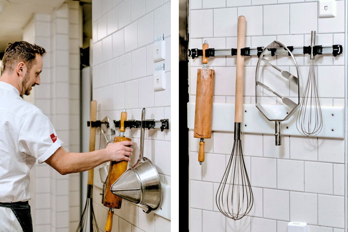 Černá 94 cm sada Toolflex One pro kuchyně