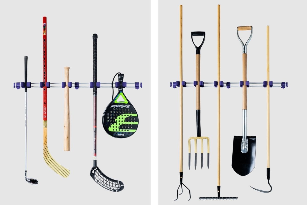 Toolflex One sada fialová 94 cm a 5 držáků