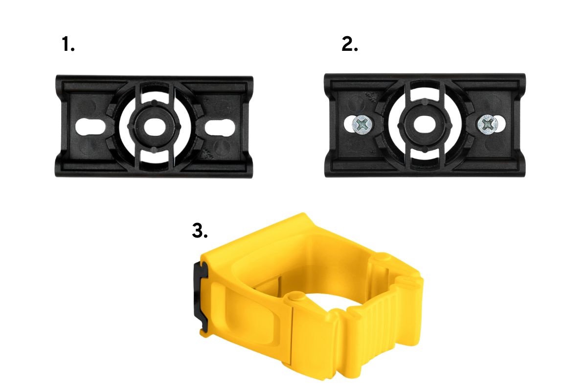 Držák na nářadí žlutý Toolflex One do zdi
